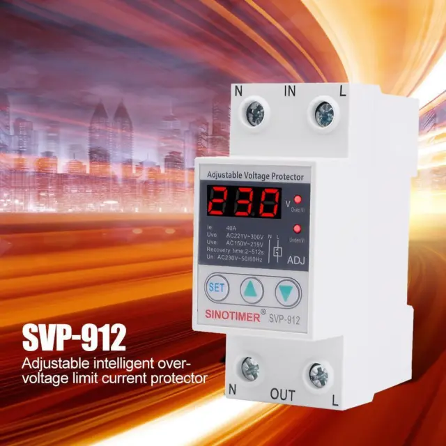 SVP-912 Overvoltage Undervoltage Protective Relay Circuit Protector Instruments