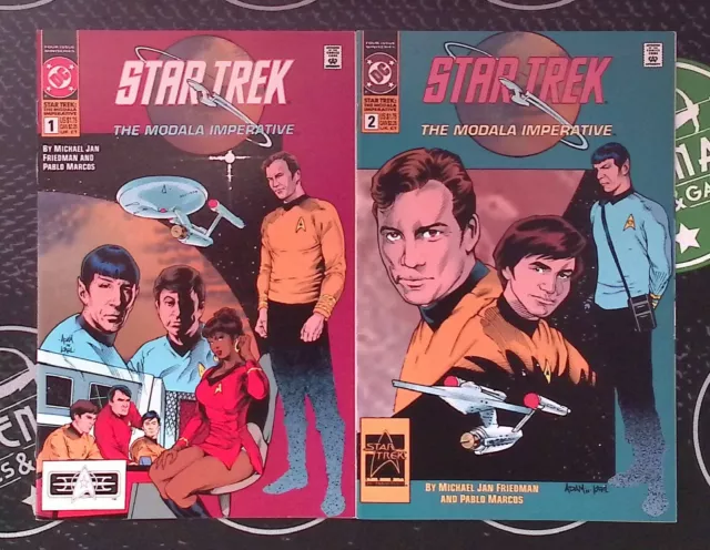 Star Trek: Modala Imperative + Next Generation 1-4 DC Comics 1991 Pablo Marcos