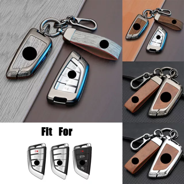 Zinc Alloy TPU Car Key Case Cover For BMW X1 X2 X3 X4 X5 X6 X7 1 2 3 4 5 6 7 8