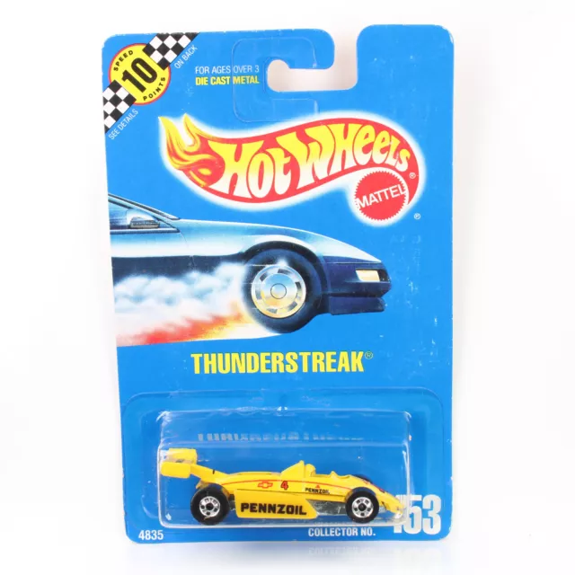 Hot Wheels 1992 - COLLECTOR BLUE CARD - THUNDERSTREAK