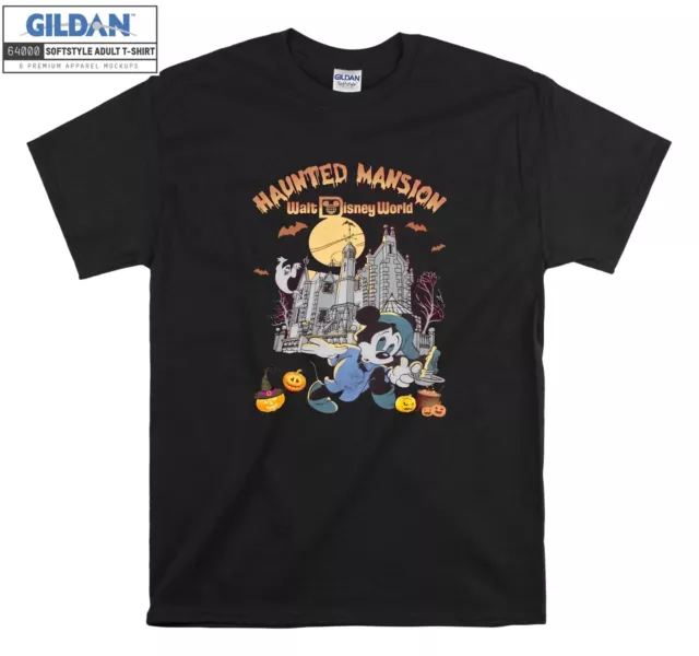 Disney Mickey Haunted Mansion T-shirt Gift Hoodie T shirt Men Women Unisex A182