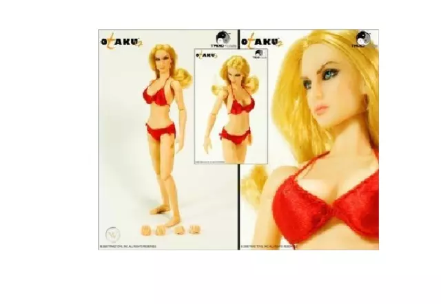 TRIAD Toys 1:6 Scale Otaku 1.2 Female 12" Blonde Collectible Action Figure MIP 2