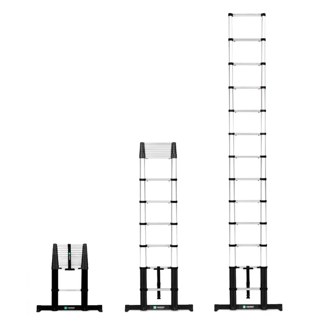 VONROC Scala telescopica premium PRO 3.8 metri. Capacità 150kg