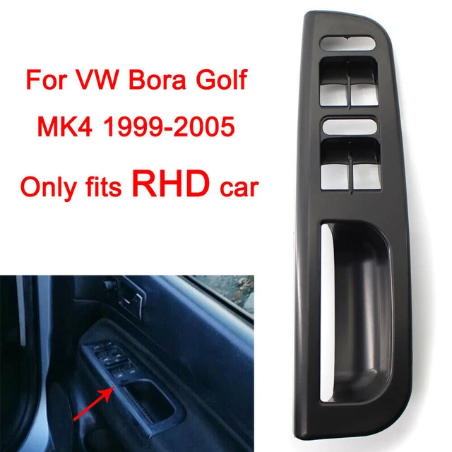 Master Power Window Switch Assembly For VW Jetta 1999-2005 – Driver's Side, Black Bezel, Replaces 1J4959857D