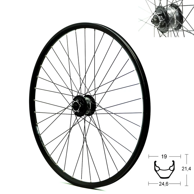 Voderrad Laufrad 28" mit Nabendynamo Shimano | FelgeZAC2000 | für Scheibenbremse