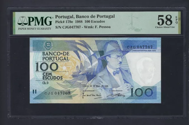 Portugal 100 Escudos 26-5-1988 P179e About Uncirculated