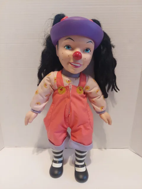 Vintage 1996 Big Comfy Couch Loonette Doll Vinyl Plush Clown Playmate