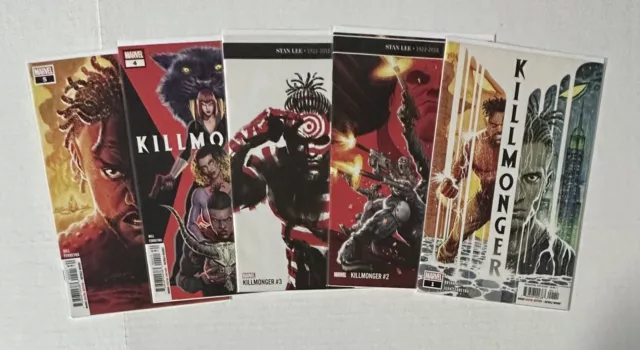 Marvel Comics: Killmonger Vol. 1 (2019) #1-5 Complete Set
