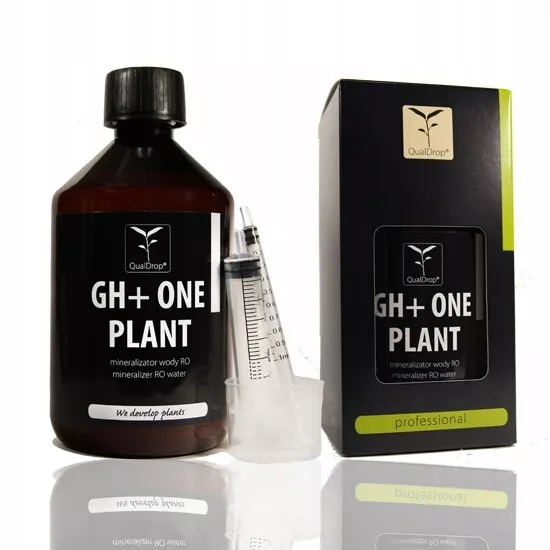 QualDrop GH+ ONE PLANT 500ml osmosis/RODI mineralizer Easy method ONLY GH!