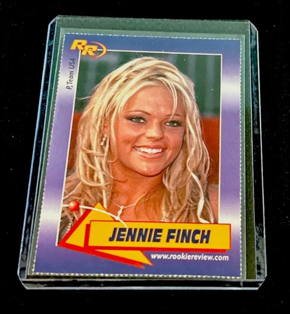 JENNIE FINCH ROOKIE 2003 Rookie Review Si Rc Usa Softball Variant Nm+ ...