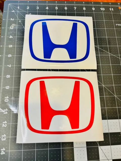 Honda H Vinyl Decal Many Sizes Many Colors Buy 2 Get 1 FREE! Free Shipping!