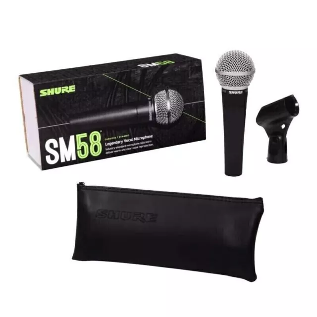 For Shure SM58 Dynamic Vocal Microphone Wired Instrument  Mic Switch With Cable