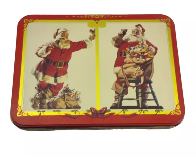 Vintage Coca-Cola Santa Claus Nostalgia Card Case NO CARDS