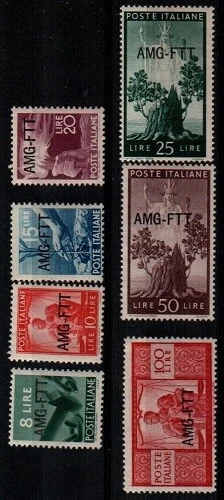 Trieste Zone A Scott 63-9 Mint hinged [TG754]