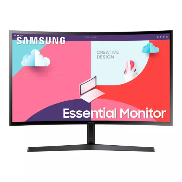 Samsung S27C366EAU 68cm (27 Zoll) Curved Essential Monitor Bildschirm
