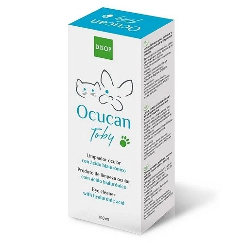 DISOP OCUCAN TOBY Limpiador Ocular para Mascotas, 100 ml