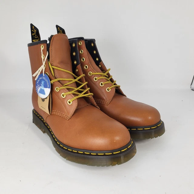 DR MARTEN'S MEN'S 1460 Blizzard Wintergrip Lace Up Tan Boots 26860220