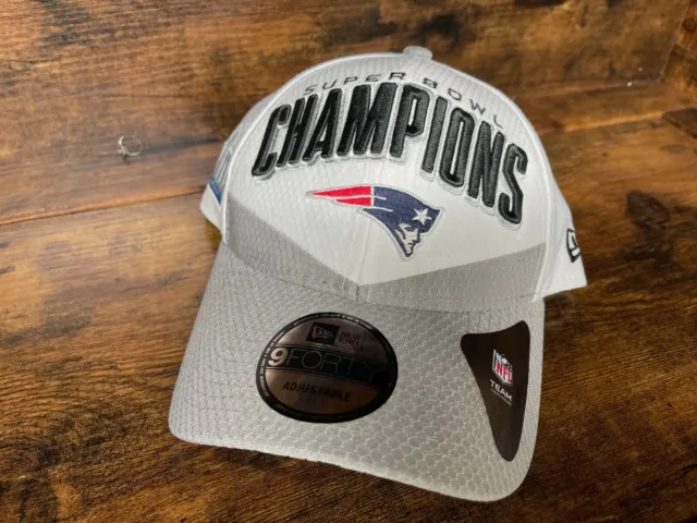 2019 New England Patriots Era 9Forty Super Bowl 53 Champions Locker Hat Cap 3