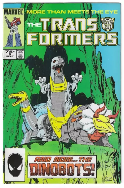 1985 Transformers #8 Key 1st Full Appearance Dinobots Free Shipping!