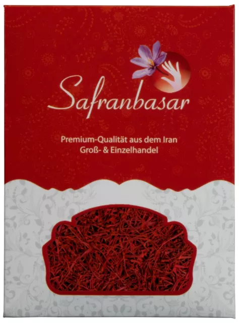 Safran NEGIN 2 g PREMIUM-QUALITAT Safranfäden Saffron Zafferano Geschenkidee