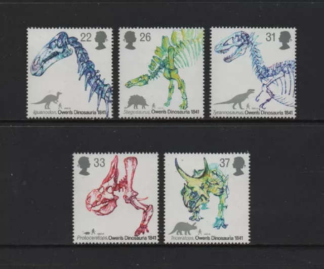 GB 1991 DINOSAURS Set of 5v (SG1573/7) *VF MNH*