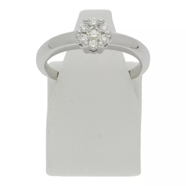 Moncara Diamant Brillant Ring 0,22 ct 585 Weißgold Gr 50 14 K Schmuck R02.7807