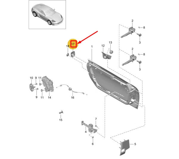 Panneau De Garniture Pilier B Gauche Pour Ford Fusion 5 Portes (2002-2012) - Référence 7N11N20899AA, 1690267 - 4