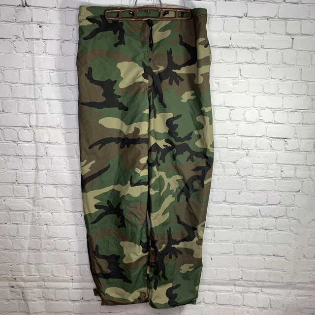 MILITARY REVERSIBLE GORETEX Pants DCU & BDU Camo Medium Log House NEW