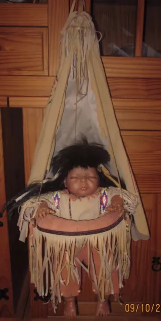 Sammler Puppe / Indianer Baby