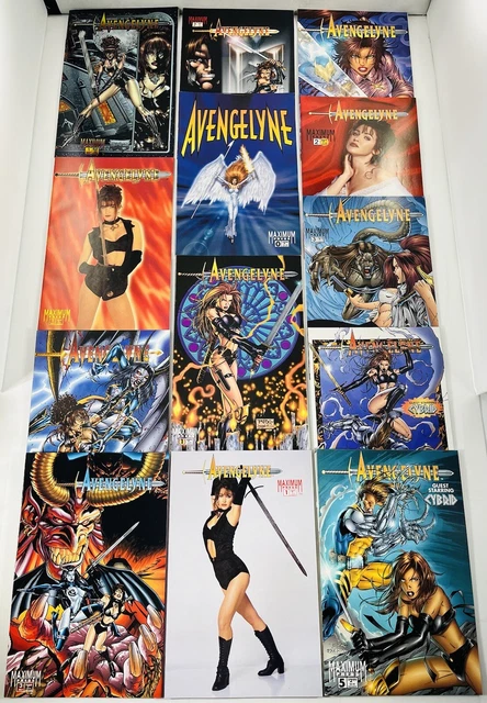 Lot Of 52 Avengelyne V1 #1-3 / V2# 0,1-14 / V3 + 4 Minis + 22 Variants/ 1 Shots
