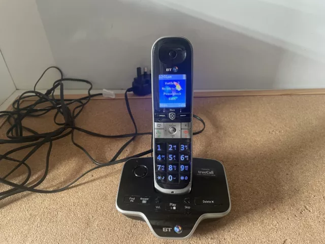 BT8600 cordless phone, base, answering machine, charger + leads.
