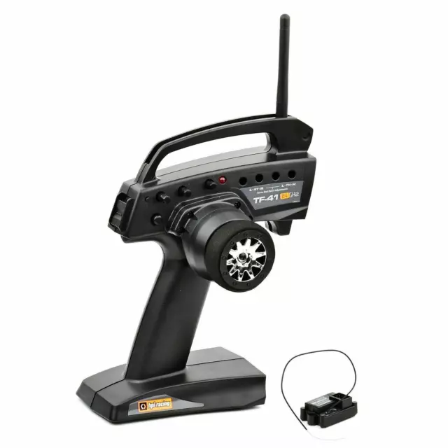 HPI Racing Radio Set TF-41 2.4GHz Transmitter with RF-41WP Receiver 120042