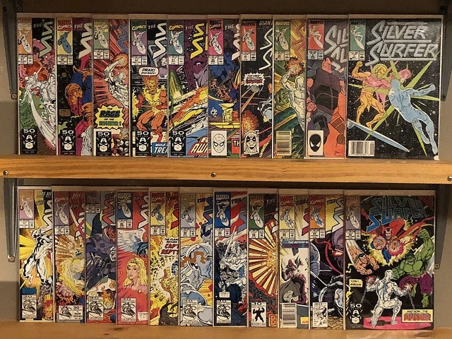 SILVER SURFER (1987 Series) HUGE LOT OF 63! KEYS GALORE  LOW PRINTS