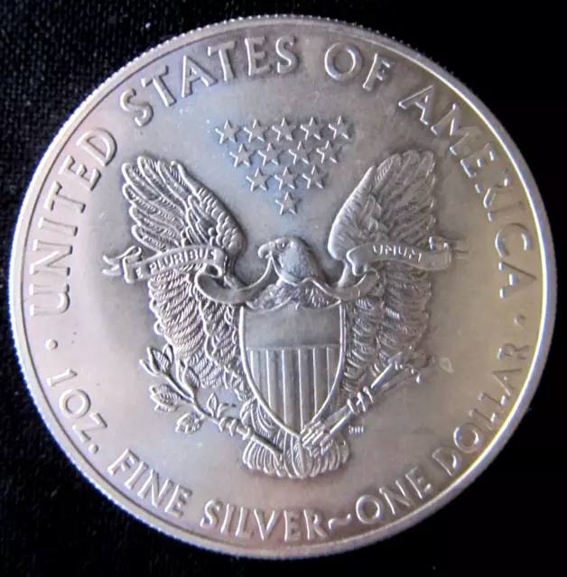 1 oz fine silver one dollar Américain 2014  Pièce en argent massif 999/1000 2