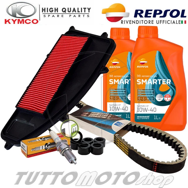 Tagliando KYMCO X-Town 300 ABS 2016-2020 / Kit Olio Repsol Sint 10W40 COMPLETO