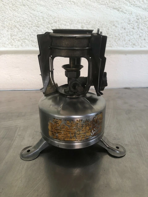 Ancien réchaud à gaz / Marque CAMPING GAZ / Réchaud BLEUET au