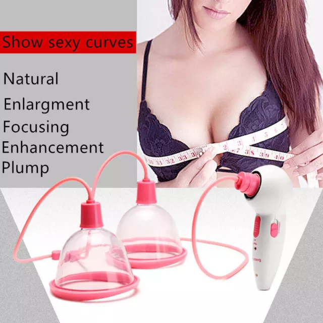 Female Breast Massager Enlargement Bust Enhancement Electric Vacuum Pump Cup
