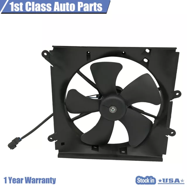 Cooling Fan Fit 93-97 Geo Prizm Toyota Corolla 1.6L 1.8L L4 4-Door 5-Door