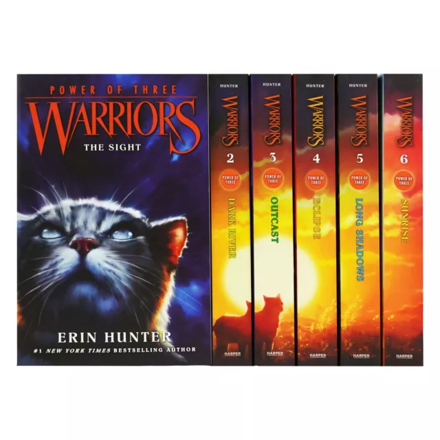 Warrior Cats: Series 3 The Power of Three by Erin Hunter 6 Book - Ages 8-12 - PB