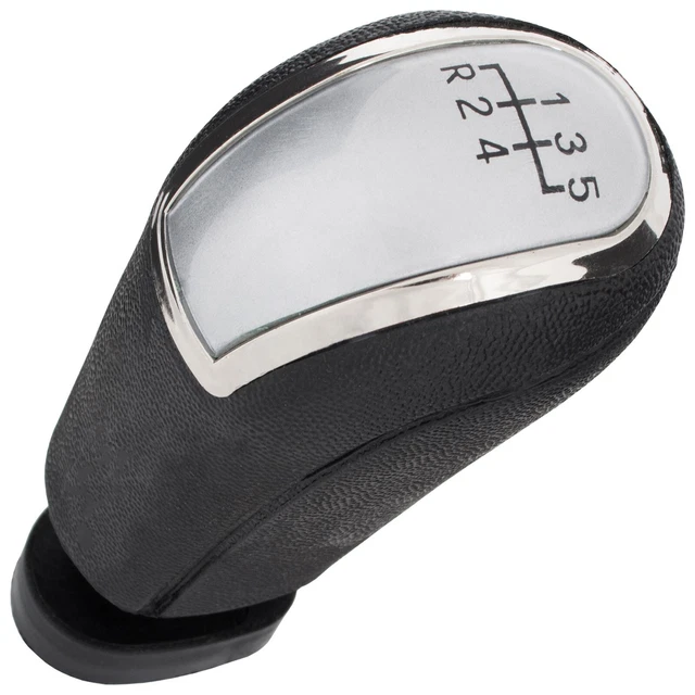 Pommeau Levier Vitesse + Soufflet Pour Mercedes Vito W638 - Argenté, Neuf