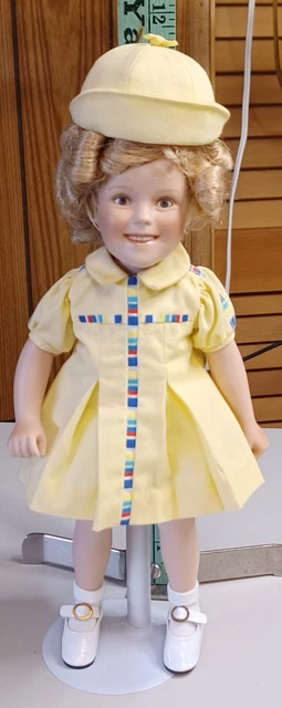 Shirley Temple "Stowaway" Movie Classics 10" Doll Danbury Mint Yellow Dress