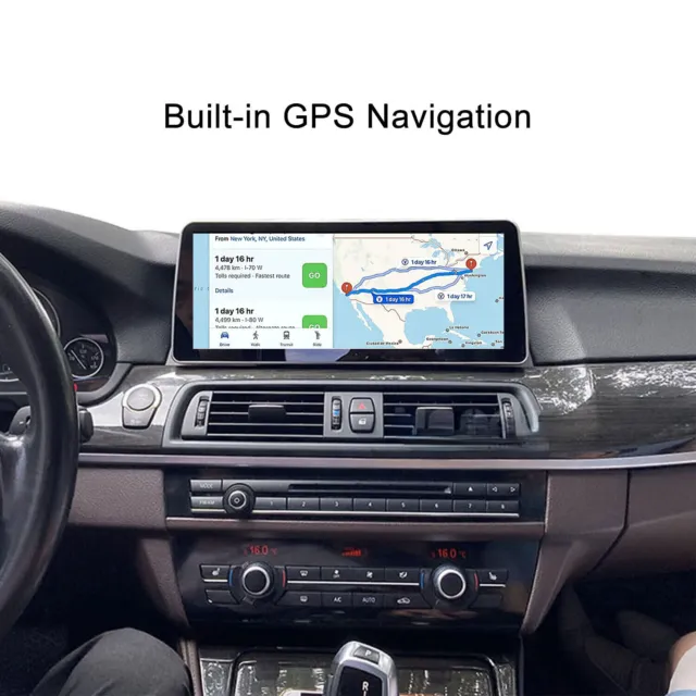BMW 5er F10 F11 NBT CIC 12.3" Android 13 Autoradio 8+128GB Apple Carplay GPS Nav