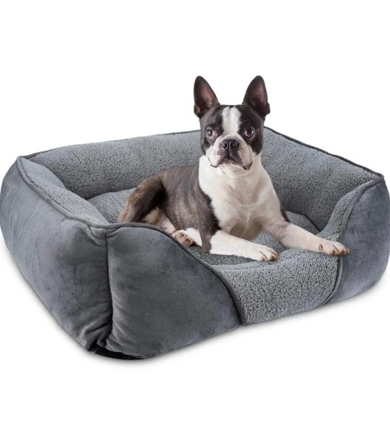 Small Washable Grey Dog Bed Also Suitable For Cats