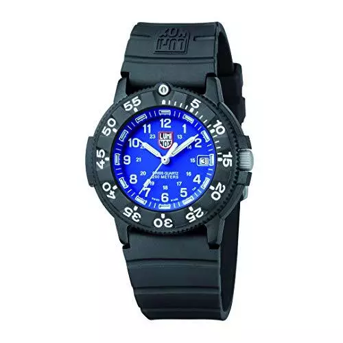 LUMINOX Navy Seal Men's XS.3003.F Blue Dial Quartz Watch MSRP $495 NEW