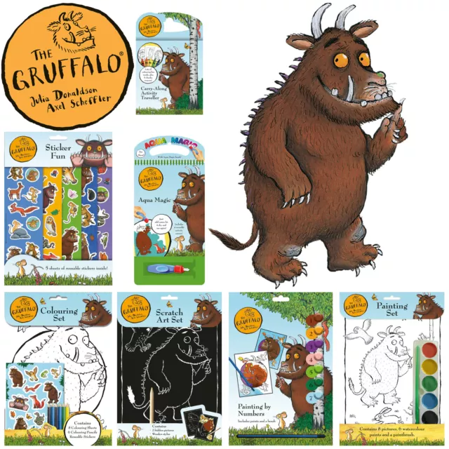 The Gruffalo Créatif Activité Colorer, Peinture Et Sticker Sets