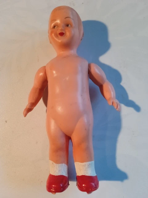 Ancienne Poupée Gege Marcheuse Dite 'De Guerre' - 1930 - 34 Cm - France