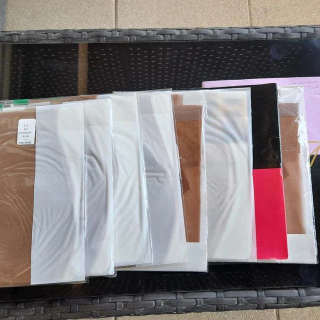 3 Paires De Bas Nylon GERBE 10 Deniers - Coutures, Très Transparents - Neuf Avec étiquettes