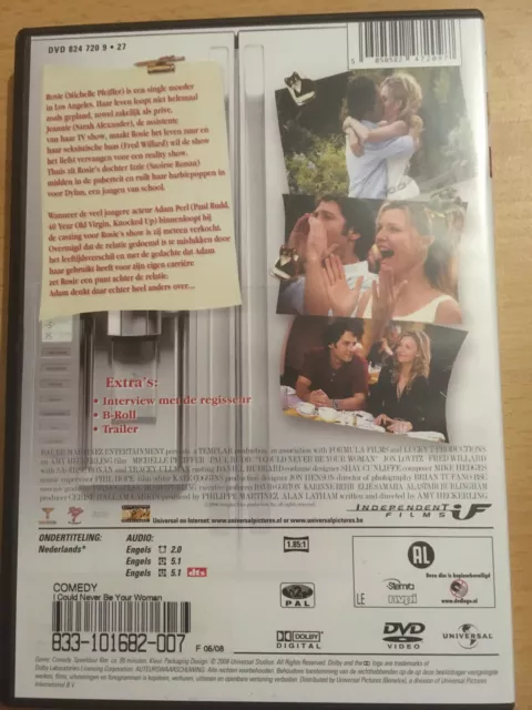I Could Never Be Your Woman (2007) DVD Michelle Pfeiffer Paul Rudd 2