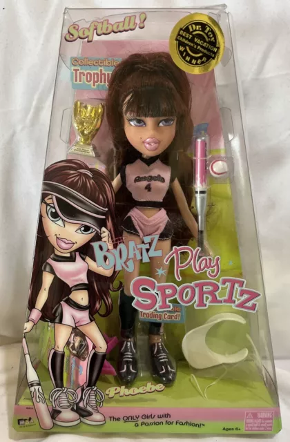 Bratz Play Sportz Teamz Softball Phoebe New In Box Vintage