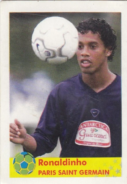 RONALDINHO Sticker PANINI ROOKIE KOREA 2002 # 169 TEAM BRASIL Soccer